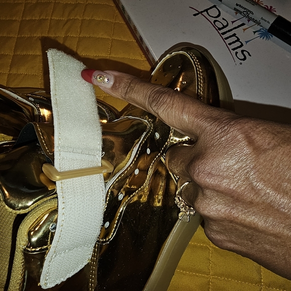 Gold High-top tennis - Picture 3 of 4